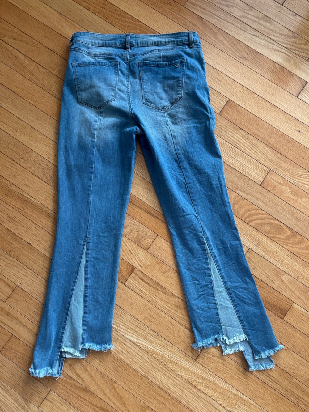 William Rast Blue Split-Front Flare Jeans - Picture 4 of 6